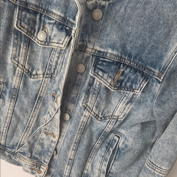 Free people Denim Blue Women's Jacket - Picture 3 of 6